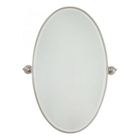 Brushed Nickel Extra Large Oval Pivoting Bathroom Mirror Walmart.com Brushed Nickel Extra Large Oval Pivoting Bathroom Mirror Walmart.com